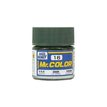 Mr Hobby (Gunze) C016 Mr Color Semi Gloss IJA Green Lacquer Paint 10ml